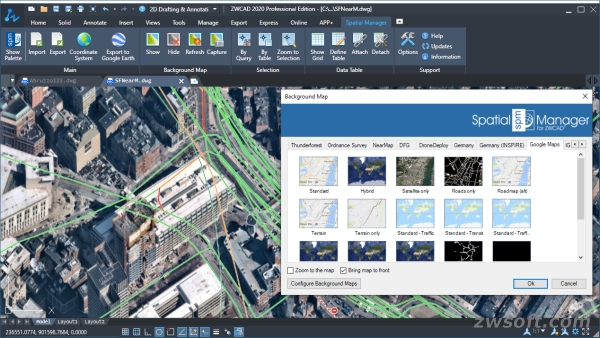 SPM más rápido funciona en ZWCAD 2020 más rápido 